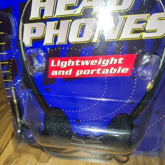 Vintage Zenith Stereo Headphones Adjustable Over Ear ORIGINAL PACKAGING Retro - Picture 3 of 5